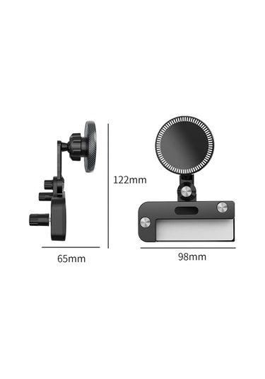 Tesla Model 3 / Y Araba Manyetik Telefon Tutucu Dönebilen Araç Navigasyon Dağı, Stil: Yuvarlak