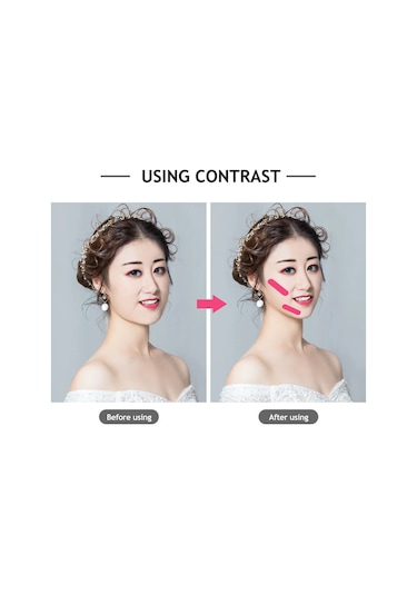 Qingmipy Cilt Gerdirme Yüz Maskesi - Esnek, Nefes Alabilir Ve Rahat Yüz Yapışkanı, 5m Uzunluk, Çeşitli Renkler