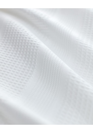 Madame Coco Mathilda Tek Kişilik Pamuklu Ecocell Düz Pike Takımı - Beyaz 8684427024843 Beyaz