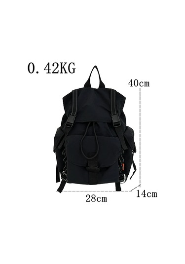 Yeni Büyük Kapasiteli Naylon Sırt Çantası Çok Yönlü Günlük Çok Renkli