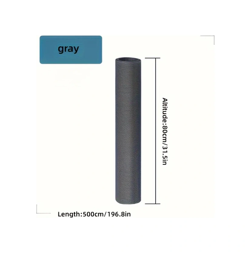 Gateesat Dayanıklı Sineklik Pvc Evcil Hayvan Korumalı Gri 150x1000cm