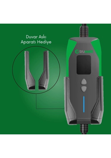 Truwatt 5 Metre 7.4kw Taşınabilir Elektrikli Araç Şarj Aleti