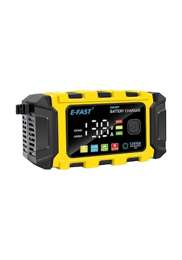 Novahub 12v/6a Araç Akü Şarj Cihazı, Tam Otomatik K22516eu, Eu Çekici, Otomatik Şarj Ünitesi