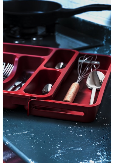 Snippy Spony Çift Taraflı Uzayabilen Ayarlanabilir Kaşıklık Bordo