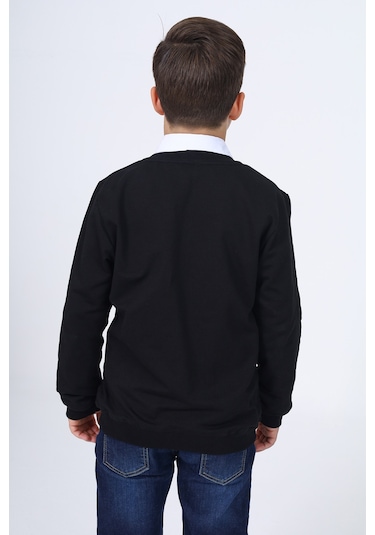 Toontoy Erkek Çocuk Okul Hırka Siyah