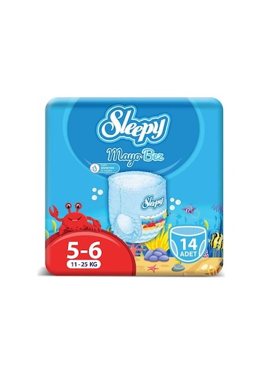 Sleepy Mayo Külot Bez 5-6 Numara Xlarge 14 Adet