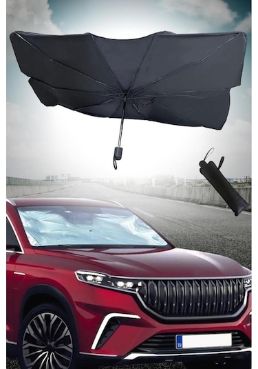 Araba Ön Cam Güneşlik Katlanabilir Güneşlik Şemsiye Ön Cam Gölgel
