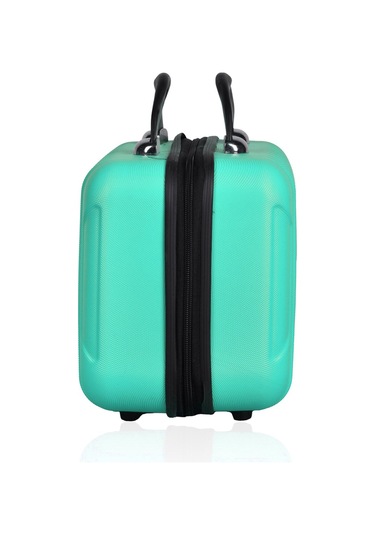 Polo&sky Class Model Su Yeşili Renk Abs Makyaj Çantası El Valizi