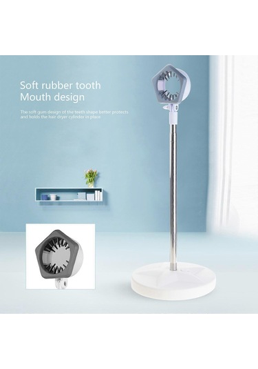 Ganzhoushop Pratik Sağlam Saç Kurutma Makinesi Rafı Çok Amaçlı Moda Aksesuarı Ev Ve Salonlar İçin Ayarlanabilir Ve Taşınabilir Günlük Kullanımgri Çok Renkli