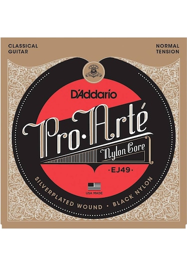 D'addario Ej49 Pro Arte Black Nylon Normal Tansıon Gitar Tel Seti