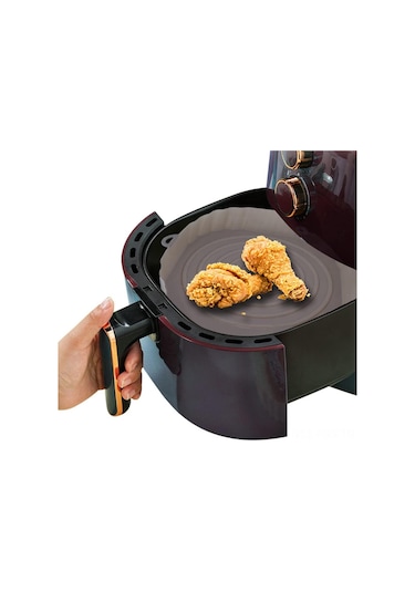 Hfambition Yemek Kalitesi Silikon Kapsama, Hava Fritözü/ Fırın/ Mikrodalga İçin Uygulanabilir, Yağ Ve Su Geçirmez, Yeniden Kullanılabilir, 7.8 İnç Diğer