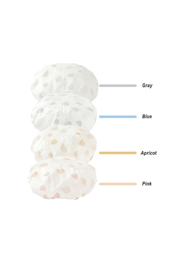 Xindoker Kadınlar İçin Su Geçirmez Duş Şapka, Peva Malzemeyle Yapılmış, Ev Kullanıma Uygun, Pembe Renk, Ticari Satış İçin Uygun Pembe