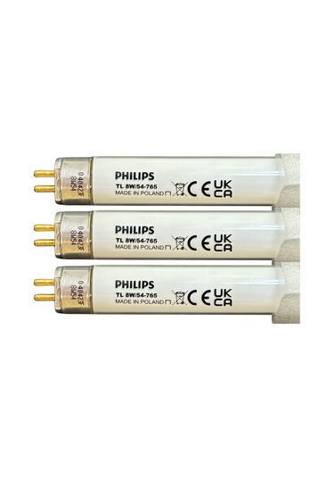 3 Adet Philips 8w 765 Beyaz Işık 6500k G5 Duylu T5 Floresan