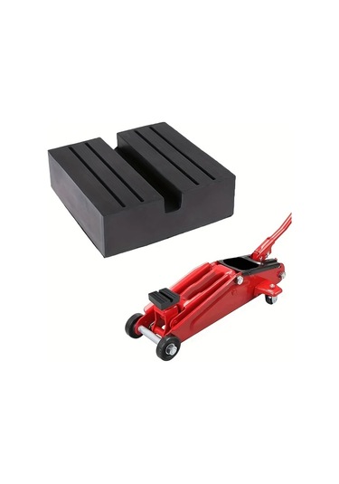 Xuweiwei Siyah Kriko Askı Pabucu Oluklu Çerçeve Ray Zemin Kriko Koruma