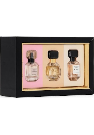 Victoria's Secret Bombshell Edp 7,5 Ml + Bare Edp 7,5 Ml + Tease Edp 7,5 Ml Kadın Parfüm Seti Diğer