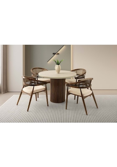 Sidon (Sadece Masa) Mobilgen Orkide Masa Krem