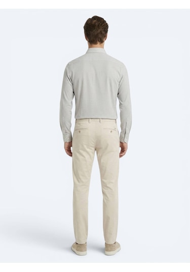 Kip Bej Kumaş Jogging Fit Casual Pantolon