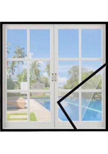 Pazly Çıkarılabilir Kırılmaz Pencere Sinekliği - Anti-sivrisinek Örgü Perde S