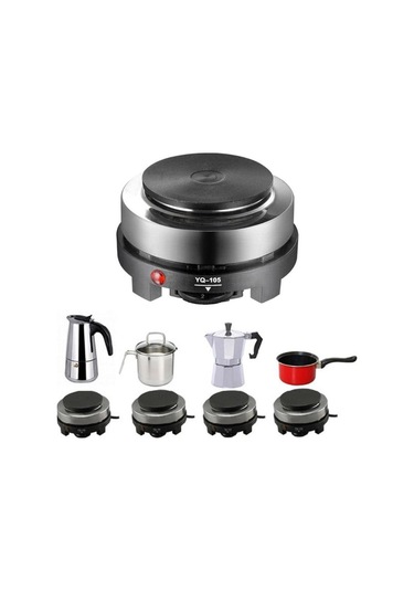 500w Mini Süt Su Kahve Isıtma Fırını Siyah