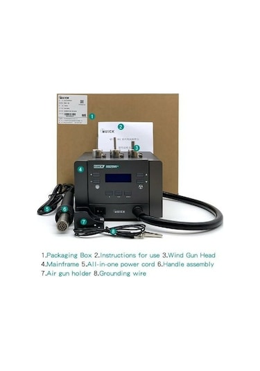 Quick 862dw+ 1000w Sıcak Hava Onarım İstasyonu
