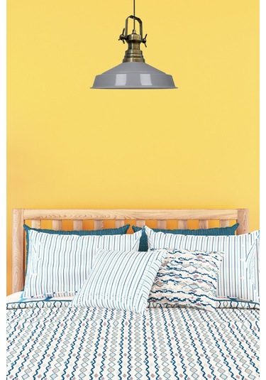 Asaletli Tekli Avize Yeni Eskitme Başlık Retro Sarkıt Lamba Restoran Salon Aydınlatma Gri