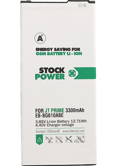 Samsung Uyumlu Galaxy J7 Prime / G610 Stock Power Batarya