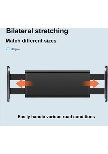 Tesla Model 3 / Y Araba Arka Koltuk Telefon Tablet Tutucu, Stil: Parantez Taban