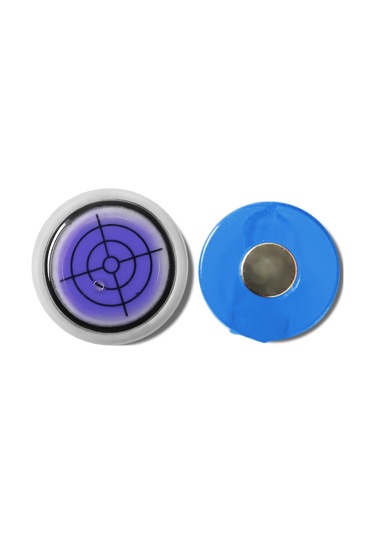 Xindoker Pembe Golf Şapka Klipsü - Plastik Ve Metal Malzeme - 30mm Çap - Seviye Göstergesi