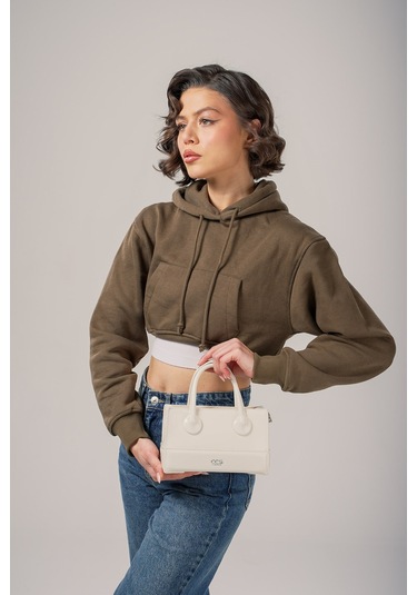 Ççs Kadın El Çantası Ccs18034 Beyaz Beyaz