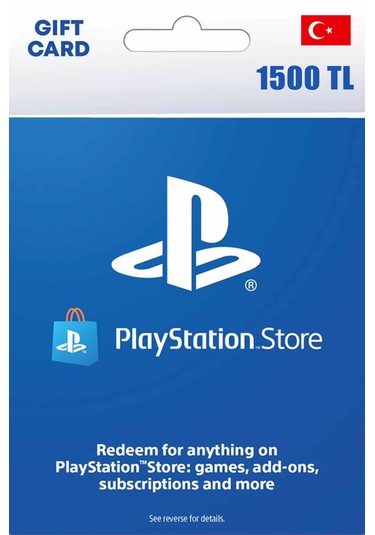 Playstation Hediye Kartı 1500 Tl