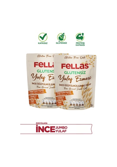 Fellas Glutensiz Yulaf Ezmesi 2 x 300 G