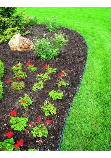 Çim Ayırıcı 20 M Çim Sınırlayıcı Taş Toprak Ayırıcı Çim Bariyeri