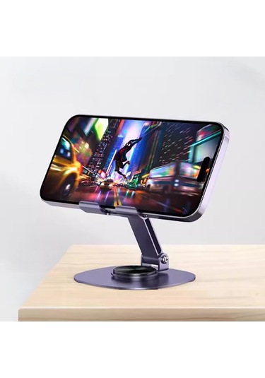 Go Des Gd-hd373 Ayarlanabilir Katlanabilir 360 Derece Dönebilen Telefon Ve Tablet Standı Siyah Siyah