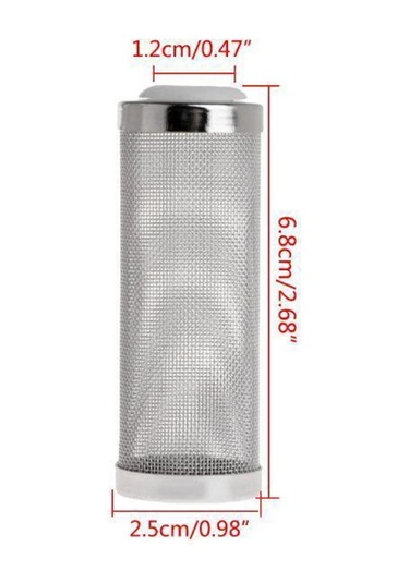 Homyl Akvaryum Filtresi Örgü Giriş Koruyucu Net, Paslanmaz