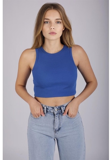Madmext Mad Girls Saks Crop Top Mg1113 (493128213)