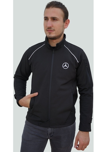 Uniprom Mercedes Mont Softshell Biyeli Model 5 Cepli Likralı Siyah