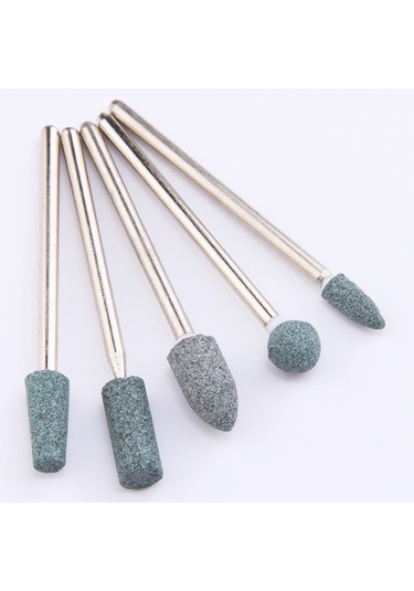 Suntek 5 Adet Kuvars Tırnak Matkap Uçları Jel Lehçe Aracı