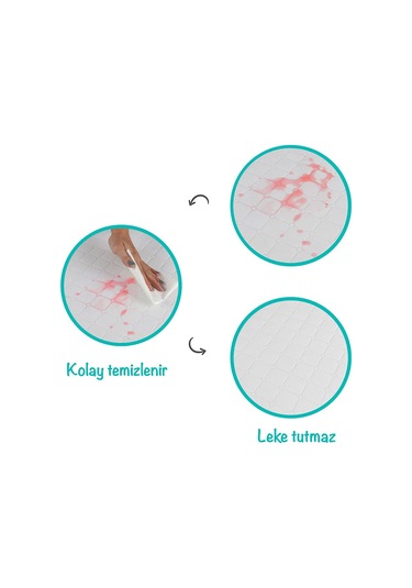 Baby'Ness Oyun Parkı Yatağı 60 x 120X5 Cm Beyaz