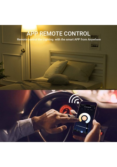 Padalink E26 Wifi Akıllı Ampul 9w - Rgb+sıcak/soğuk Işık 2700k-6500k - Uzak Kumanda, Zamanlayıcı, Ses Kontrolü - 120v Amerikan Standartı