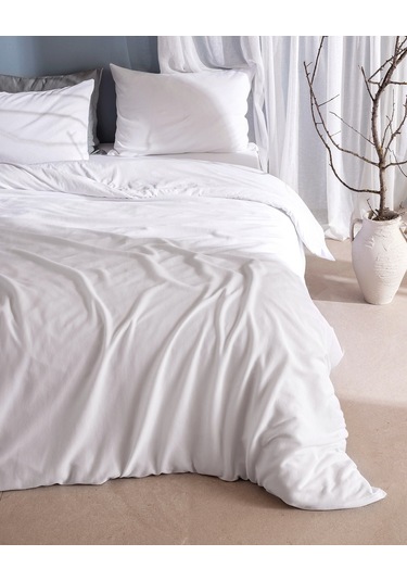 Madame Coco Marly Tek Kişilik %100 Pamuk Penye Lastikli Nevresim Takımı - Beyaz 8684427198872 Beyaz