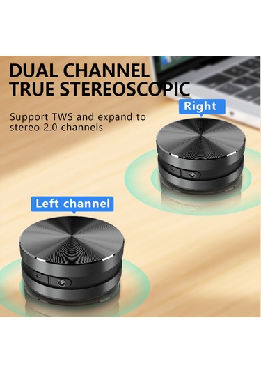 Ranyeek Mt100 Kablosuz Kemik İletimli Hoparlör - 360 Ses, Bluetooth 5.1, Şarj Edilebilir, Taşınabilir, Siyah