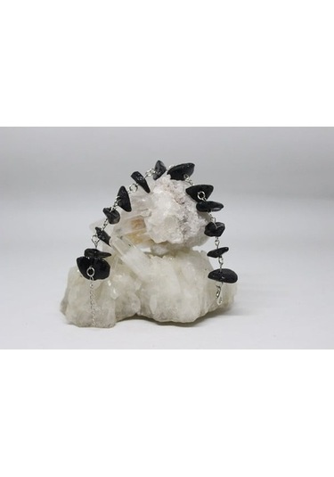 Obsidiyen Ham Taş Bileklik (Volkan Camı) (531249384)