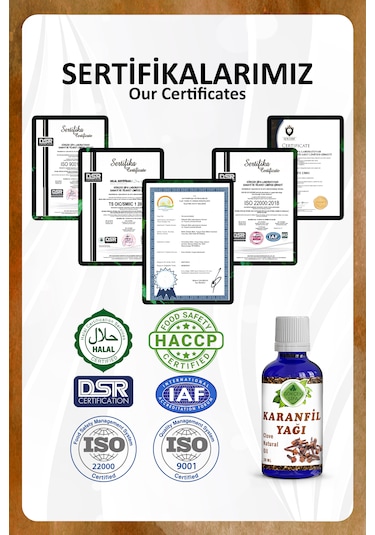 Karanfil Yağı Clove Essential Oil 20 Ml.