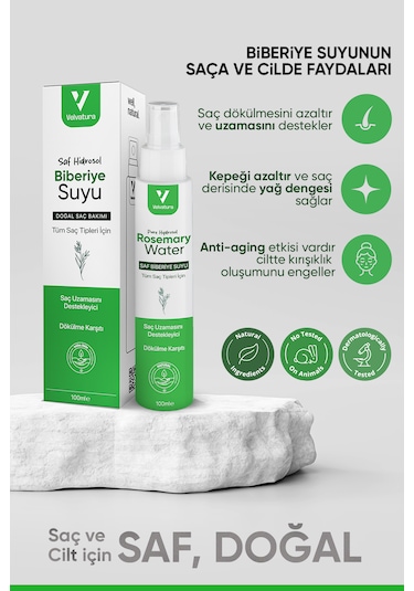 Velvatura Dökülme Karşıtı Biberiye Suyu 100 ML