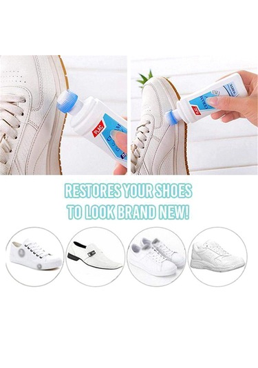 Beyaz Ayakkabı Temizleyici Sihirli Ayakkabı Süper Sarı Kenar Beyazlatıcı Spor Ayakkabı Fırçası