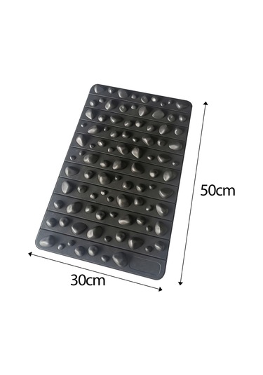 Suntek Ev Rahatlatıcı Için Ayak Masaj Mat Taşınabilir Esnek Siyah