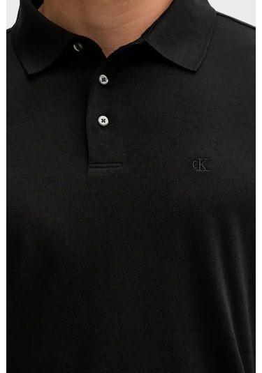 Calvin Klein Erkek Polo Yaka Sweat Lv040em909 Ub1 Siyah Siyah