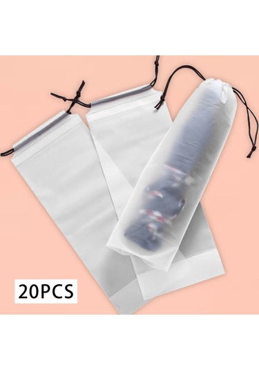 Homyl 20x Şemsiye Çanta, Seyahat Kollu, Taşınabilir Yarı Beyaz