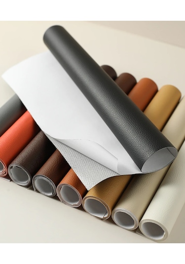 Lanse Suni Deri Yapışkanlı Suni Deri 1 Adet 100 Cm x 140 Cm Lacivert