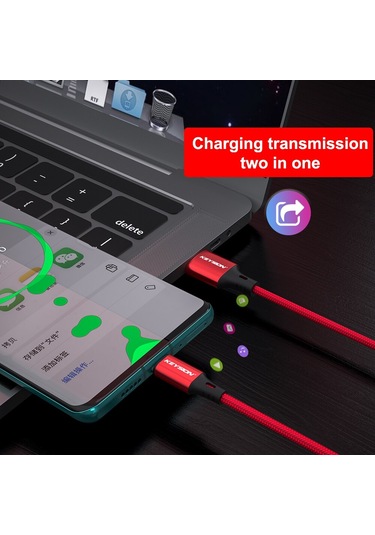 Keysıon 3a Usb C Tipi Kablo Hızlı Şarj Kablosu Samsung Uyumlu S9 Xiaomi Usb C Veri Kablosu Hızlı Telefon Şarj Kablosu Tip-c Usb Kablosu